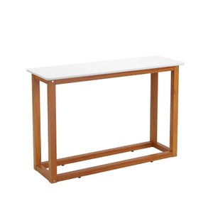 Mesa de Apoio Branco com Amêndoa Supreme Tebarrot Móveis