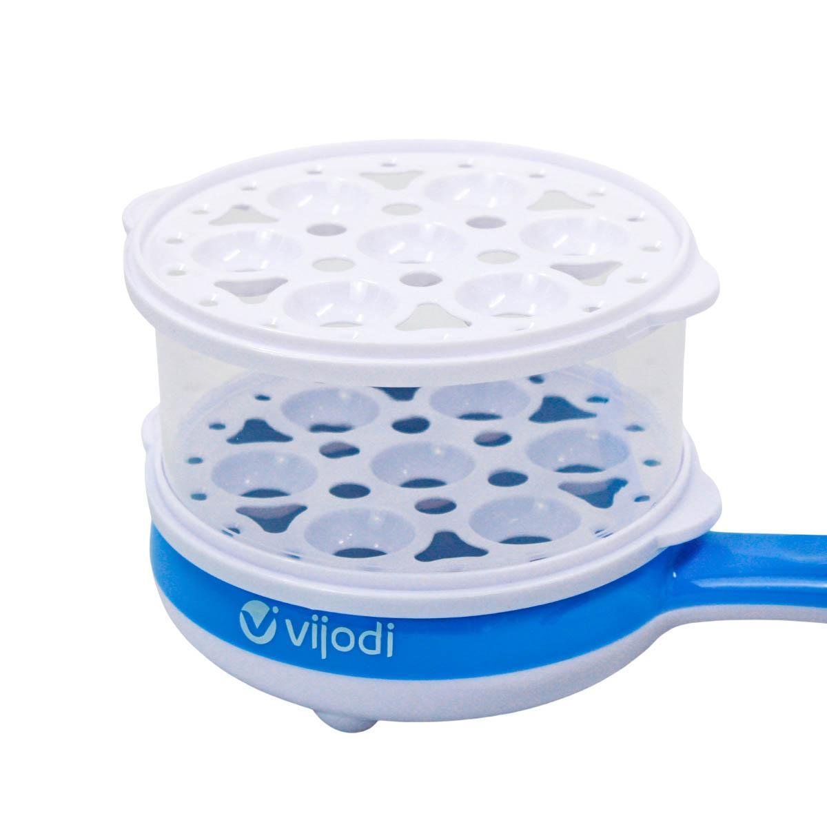 Cozedor de Ovos Elétrico Cozinha a Vapor 14 Ovos 110v Azul - 7