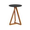 Ver imagem 1 de Mesa Lateral Preto com Amêndoa Classic Tebarrot Móveis