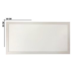 Painel Plafon 36w Sobrepor Retangular Luz Fria 6500k 60x30cm - 2