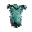 Ver imagem 1 de Vaso de Vidro Italy Verde Esmeralda 16x14cm Lyor