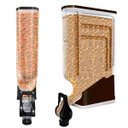 Ver imagem 2 de 3 Módulos Dispenser Avulso 35 Litros ou 15 Kilos Armazenamento Ração Grãos Cereal Preto Plast Penser