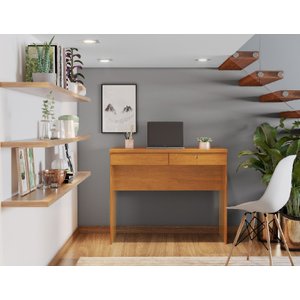 Escrivaninha Felícia 2 Gavetas Jcm Cinamomo