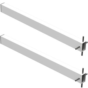 2 Suportes Pia Chumbar Bancada Mesa 40 Cm - Branco