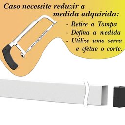2 Suportes Pia Chumbar Bancada Mesa 40 Cm - Branco - 6