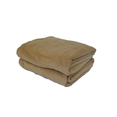 Cobertor Microfibra Plush Camurça - Camurça - Casal