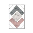 Ver imagem 2 de Quadro Decorativo - Abstrato Geometrico Abg001 Tela Canvas - 60x40cm
