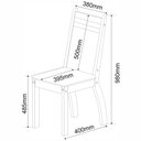 Ver imagem 4 de Mesa de Jantar Essence 4 Cadeiras Quadrada Viero Móveis