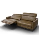 Ver imagem 2 de Sofá Murphy 2 Lugares com Braço Couro Capuccino 234cm - 68373
