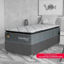 Ver imagem 5 de Colchão Solteiro Comfort Class Pillow Top 28x88x188cm - Cinza - e-Shop Casa