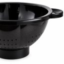 Ver imagem 3 de Escorredor Redondo Multiuso Base Lavador Secador Frutas Legumes Cozinha Preto