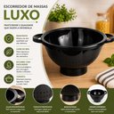 Ver imagem 4 de Escorredor Redondo Multiuso Base Lavador Secador Frutas Legumes Cozinha Preto