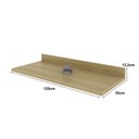 Ver imagem 4 de Tampo para Balcão 120cm TM1326 MDF Grazi Bege/Carvalho Tropical