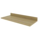 Ver imagem 2 de Tampo para Balcão 120cm TM1326 MDF Grazi Bege/Carvalho Tropical