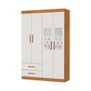 Ver imagem 2 de Guarda Roupa 4 Portas 2 Espelhos Centrais Allure -grand Line