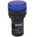 Ver imagem 1 de Sinalizador Led 220v Azul - Slds2204 - Steck Sinalizador Led 220v Azul S-ds220/4 Steck