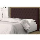 Ver imagem 1 de Cabeceira Casal Queen 160 Cm Para Cama Box Lady Suede Marrom - SA Móveis
