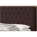 Ver imagem 2 de Cabeceira Casal Queen 160 Cm Para Cama Box Lady Suede Marrom - SA Móveis