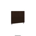 Ver imagem 1 de Cabeceira Estofada Box Casal King Size Encosto para Cama Hylux 195x126 Cm Marrom