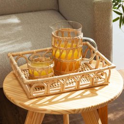 Conjunto 8 Copos Baixos de Vidro Wolff com Sisal 320ml Decorados Fibra Natural Rústicos - 3 Conjunto 8 Copos Baixos de Vidro Wolff com Sisal 320ml Decorados Fibra Natural Rústicos - 3