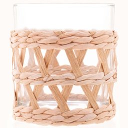 Conjunto 8 Copos Baixos de Vidro Wolff com Sisal 320ml Decorados Fibra Natural Rústicos - 10 Conjunto 8 Copos Baixos de Vidro Wolff com Sisal 320ml Decorados Fibra Natural Rústicos - 10