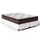 Ver imagem 2 de Cama Box Super King Branca + Colchão de Molas Anjos Classic Superlastic 193x203x61cm