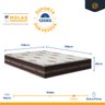 Cama Box Queen com Colchão de Molas Anjos Classic Superlastic 158 Cm - 4