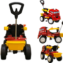 Ver imagem 2 de Caminhaozinho de Passeio Infantil 2 em 1 Pedal Vermelho Bandeirante