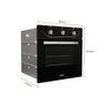 Forno de Embutir Elétrico Preto 60 Litros com Timer Dako Diplomata 220v - 4