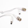 Cabo Coaxial 10 mts Câmera DVR com BNC e P4 Conector Aliment - 1