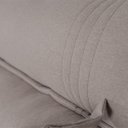 Ver mais imagens de Sofá Retrátil Reclinável 2,50m Nivus Marrom c/ Molas Ensacadas - King House