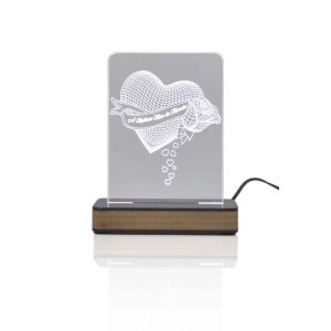 Luminária a Melhor Mãe do Mundo com Led Branco