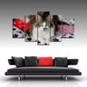 QUADRO PET DE 5 PEÇAS ESTILO MOSAICO GATOS 11 - 2