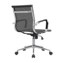 Ver imagem 5 de Kit 2 Cadeiras de Escritório Diretor Eames em Tela - Preta