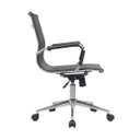 Ver imagem 4 de Kit 2 Cadeiras de Escritório Diretor Eames em Tela - Preta