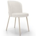 Ver imagem 1 de Cadeira para Sala de Jantar Cozinha Estofada Gavi Arena L02 Linho Bege - Lyam Decor