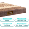 Cama Box Bau + Colchão Queen D26 Ortophedic Sankonfort - 2