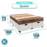 Cama Box Bau + Colchão Queen D26 Ortophedic Sankonfort - 3