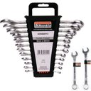 Ver imagem 1 de Kit 14 Peças Jogo de Chave Combinada Boca e Estrela 6 a 22mm - Starfer