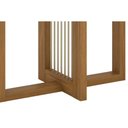Ver imagem 7 de Conjunto: Mesa Sala Jantar Natalí C/ Tampo Madeirado C/ Vidro Reto 120x80cm e 4 Cadeiras Vita
