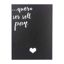Ver imagem 1 de Quadro para Parede - Quero Ser Seu Par...(com Glitter) 40x30cm
