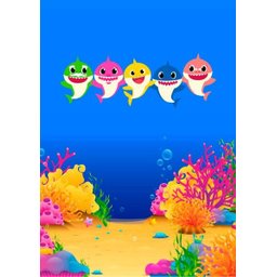 Kit Três Quadros Baby Shark - 4