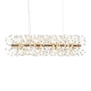 Ver imagem 1 de Lustre Pendente Astraled Buna Pt-1045 Dourado Brilho G9 Bivolt Dourado Pt-1045