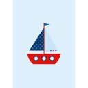 Ver imagem 3 de Kit Três Quadros Marinheiro - Barco, Boia e Âncora