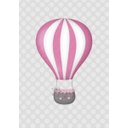 Ver imagem 4 de Kit Três Quadros Sonhe Alto, Balão e Elefante Rosa e Cinza