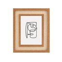 Ver imagem 2 de Porta-retrato em Mdf com Rattan Natural Marrom 15x20cm Mart
