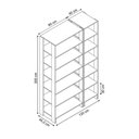 Ver imagem 4 de Smart Closet Yes Com 12 Prateleiras Nova Mobile Montana