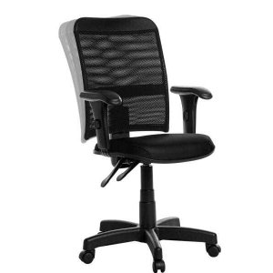 Cadeira de Escritório Ergonômica Tela com Braços Rce