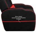 Ver imagem 5 de Poltrona Gamer Troia Streammer Reclinável Luxo Resistente até 150kg:corino Preto/vermelho