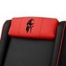 Poltrona Gamer Troia Streammer Reclinável Luxo Resistente até 150kg:corino Preto/vermelho - 6